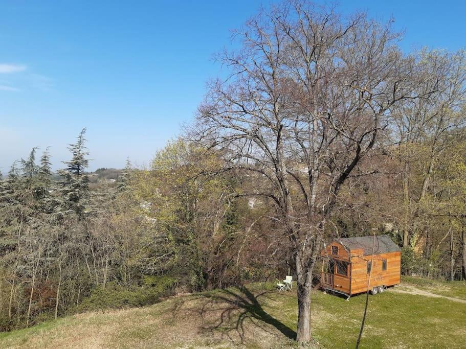 Micro Maison Bois / Tiny House Au Calme Крест Екстериор снимка