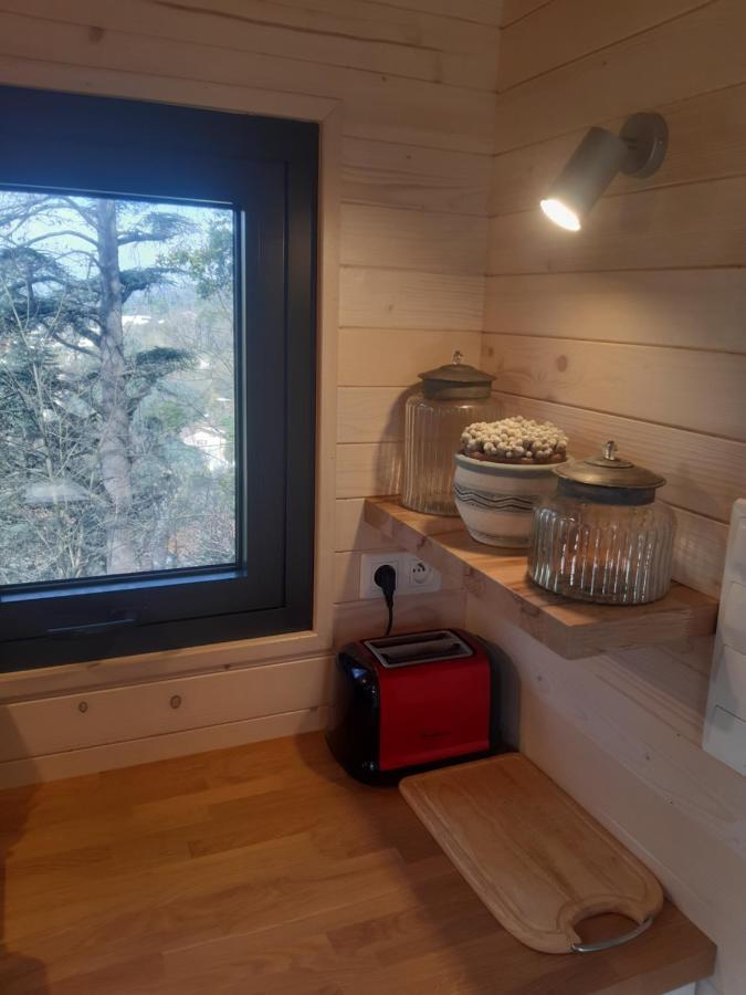 Micro Maison Bois / Tiny House Au Calme Крест Екстериор снимка